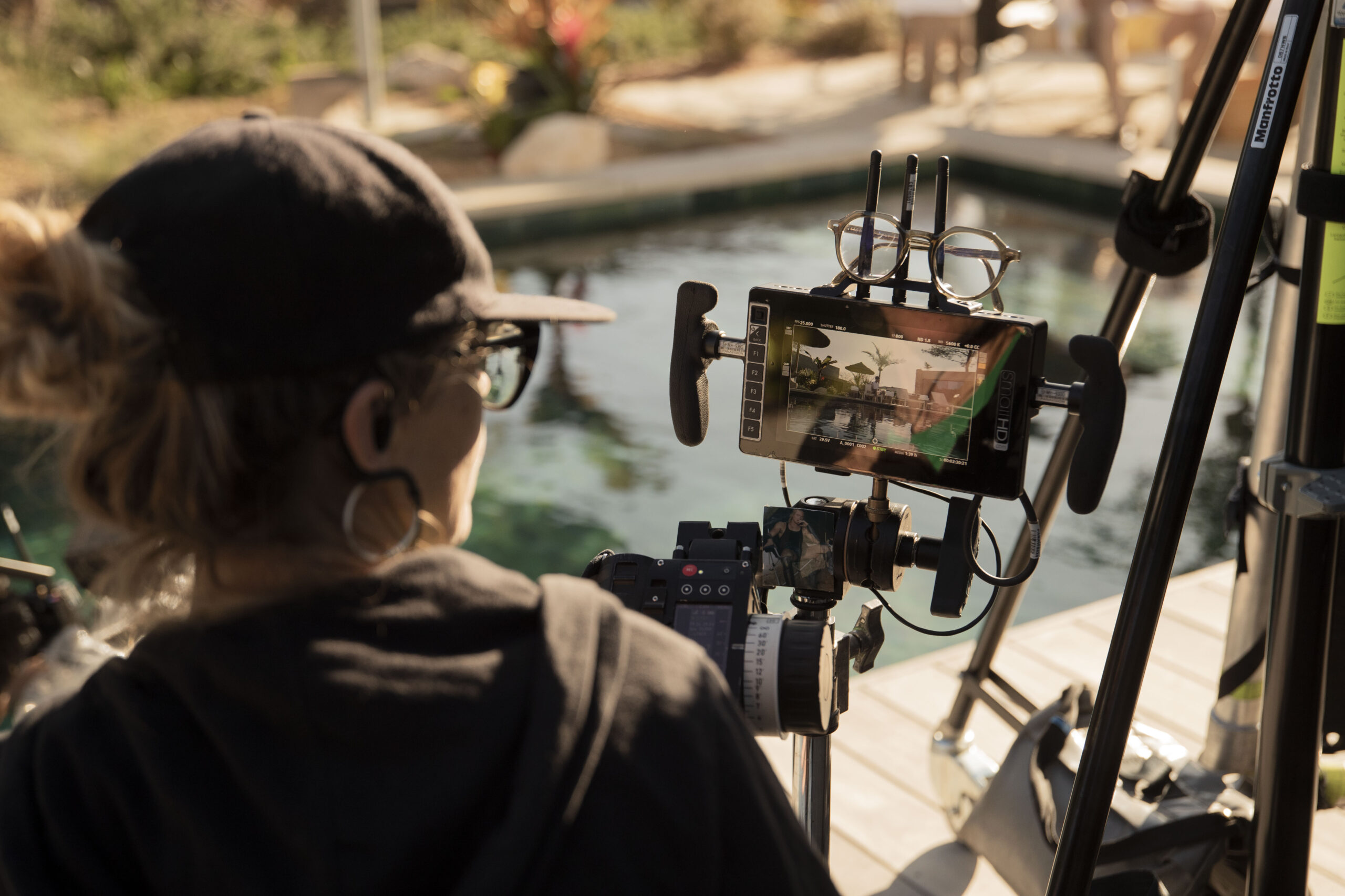 camera backstage tournage