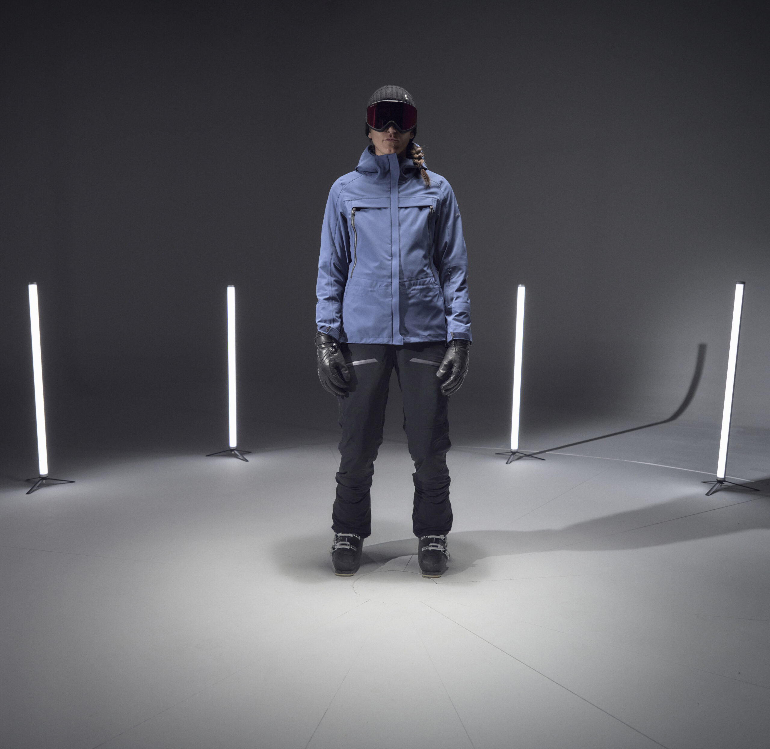 mannequin sur plateau tournant